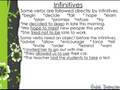English Instructor 6, Infinitives, anthonyhalderman.com