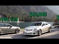 Comparison Test: 2010 Mercedes-Benz E63 AMG vs. Cadillac CTS-V vs. Jaguar XFR