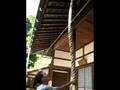 Kyoto - ringing the bell in a temple