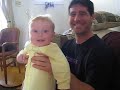 Charlotte Bouncing on Daddy\