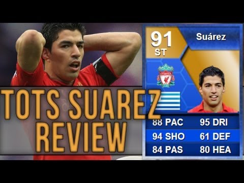 FIFA 13 | 91 TOTS SUAREZ STRIKER Review & In-Game Stats | Ultimate Team