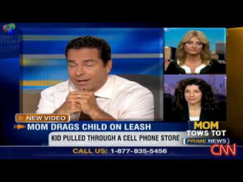 Mom Drags Kid Through Store on Leash