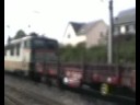 SNCF 416535 and 416713 with steel train in Noertzange