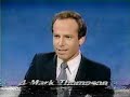 Here's Part 2 of a newscast that aired on local NBC affiliate KRON on January 24th, 1986. Thanks to my Aunt & Uncle for recording this. 1. Mysterious fumes at Wells Fargo Building still a mystery 2. City bulldozes homes of squatters (They were wearing dark sunglasses, shooting up banks, fighting in alleys and just asking a few too many questions) 3. Squatter killed in hit-and-run 4. Disabled US Mint Workers sue for discrimination 5. Weather 6. Uncertainty about '86 Giants season (I miss Candlestick Park)