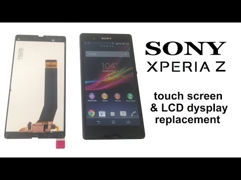 how to repair sony xperia e screen