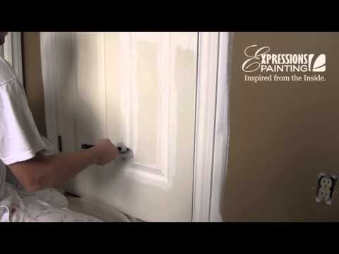 how to paint a door