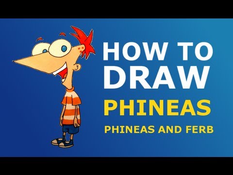 how to draw phineas