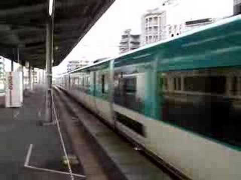 2008.01.13　茨木駅を通過する283系特急オーシャンアロー