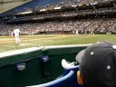 Colten & Dad at the Rays-A's Game - July 23, '08