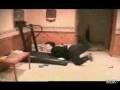 Fat Kid Falls on face on treadmill