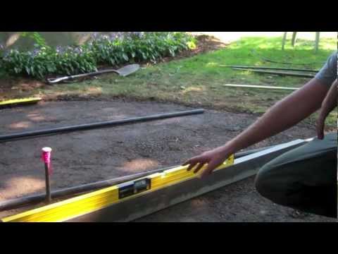 patio - This video focuses on base preparation for the bluestone patio we recently built.