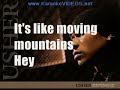 Usher - Moving Mountains [Karaoke]