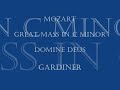 mozart   great mass in c minor   domine deus