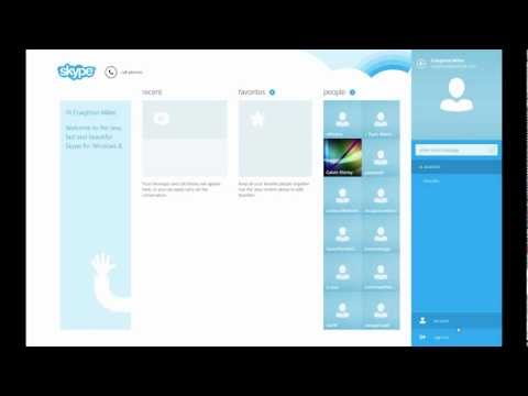how to skype on windows 8