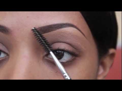 how to fill eyebrows with a pencil