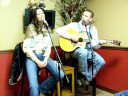 Joey and Rory at Cuppy's Coffee