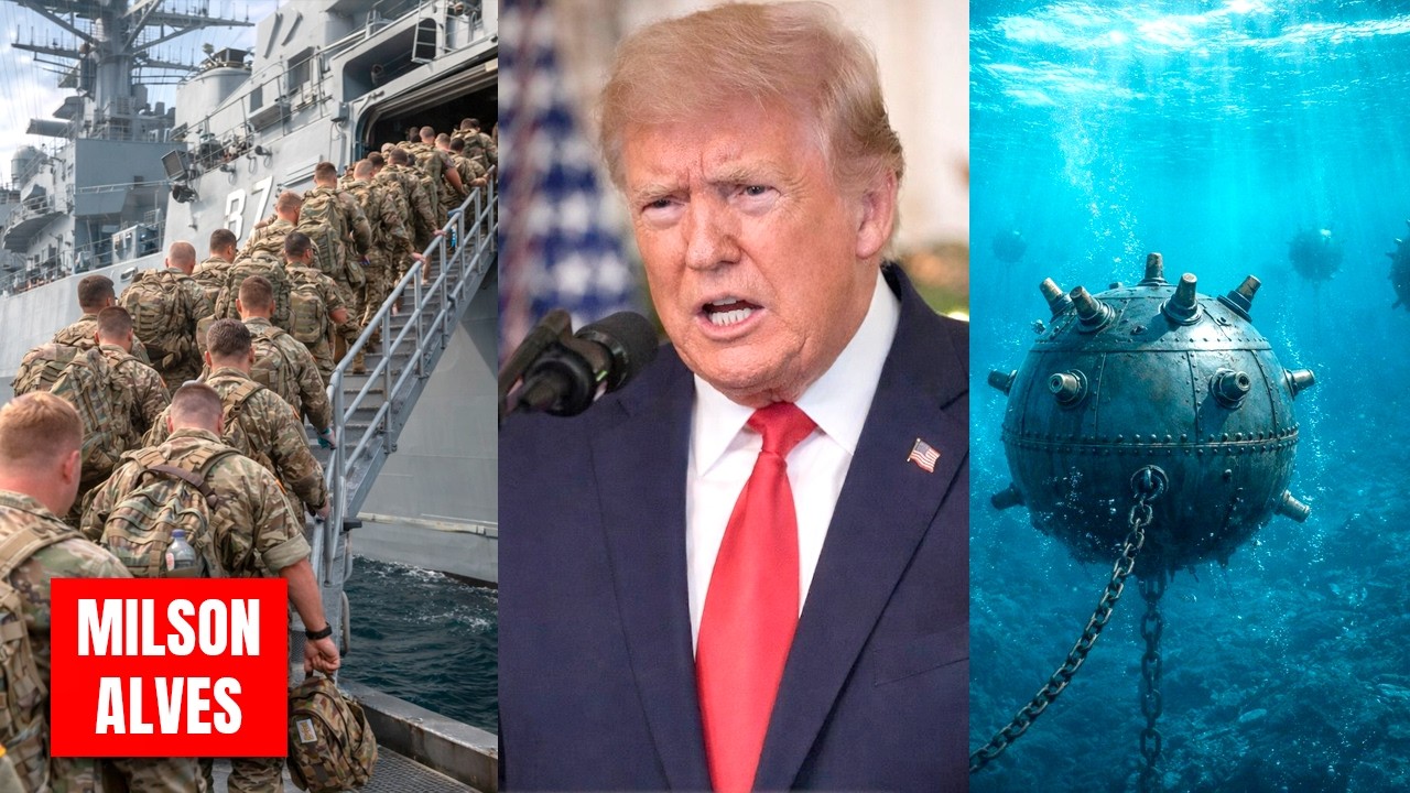 ÚLTIMAS: EUA lançam missão extrema para limpar minas do IRÃ em ORMUZ