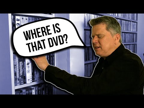 how to organize dvds