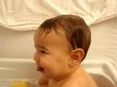 Thomaz no banho Thomaz no banho