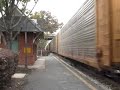 a couple of csx freights just before they pass