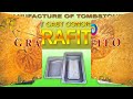 How to make tombstone, produce tomb from concrete in ABS plastic moulds