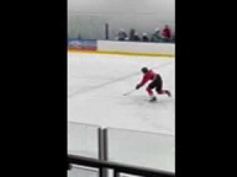 NAHL Combine Penalty Shot. Grainy video quality but Shows Speed