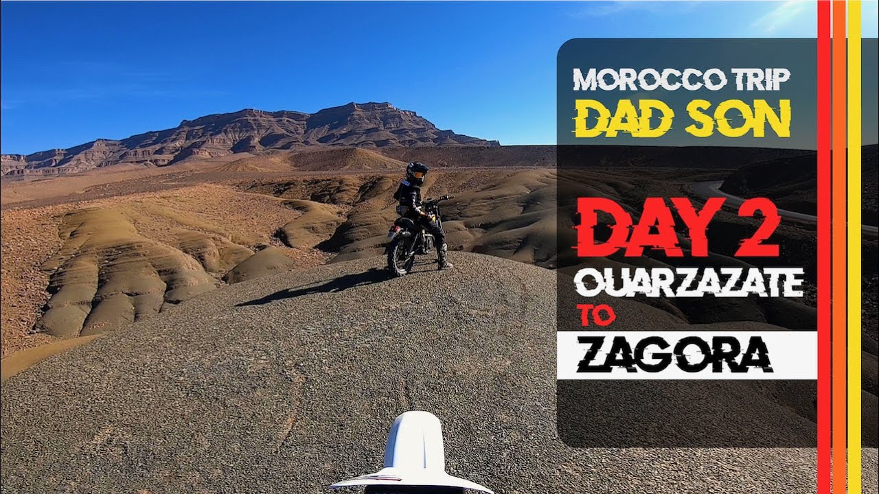 EP 2/5 J'emmène mon père rouler au Maroc, sur des chemins extrêmes ! JOUR 2
