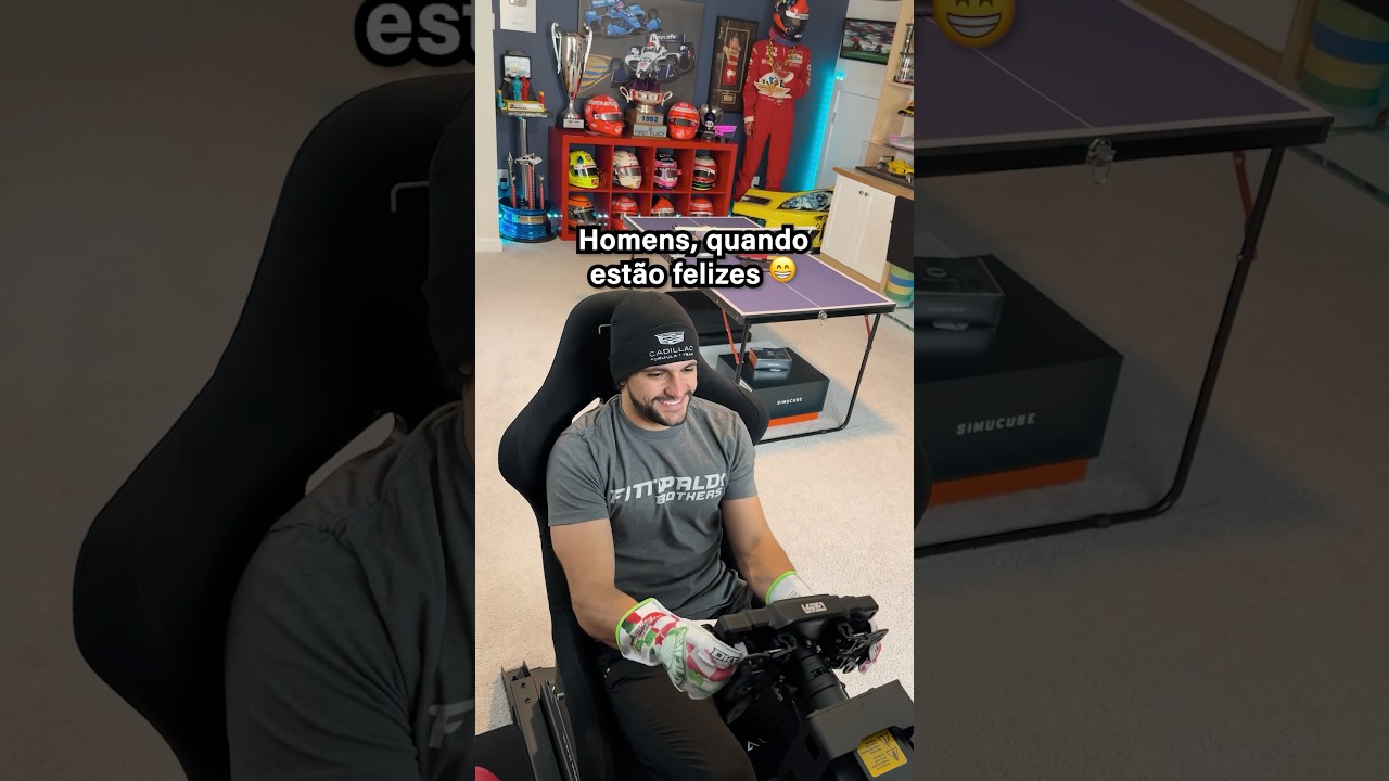 Feliz no simples 😆 #simulador #iracing #f1 #indycar #gaming
