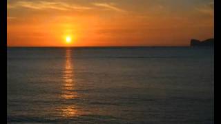 Alghero i tramonti sul mare (time lapse) 19 ottobre 2013