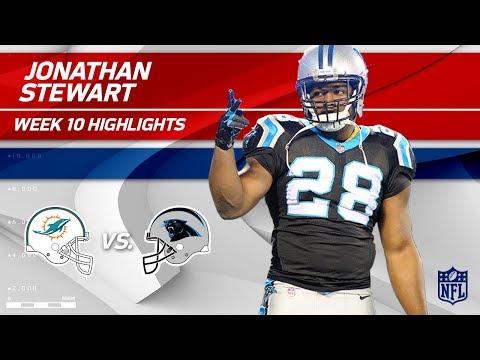 Video: Jonathan Stewart's 110-Yard Game vs. Miami! | Dolphins vs. Panthers | Wk 10 Player Highlights