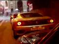 ferrari 360 modena in tunnel revving with tubi exhaust