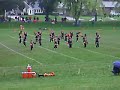 us pommers performin at halftime! yup it was raining..kinda sucked but hey i think i turned out okay!