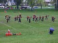 us pommers performin at halftime! yup it was raining..kinda sucked but hey i think i turned out okay!