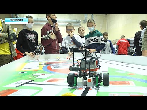В Жлобине прошёл турнир по робототехнике видео
