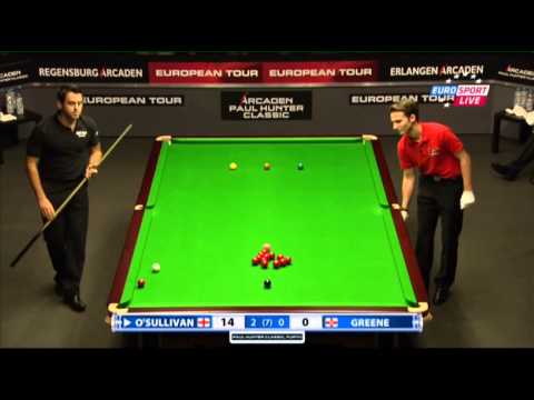 Ronnie O'Sullivan - Gerard Greene (Full Match) Snooker Paul Hunter Classic 2013 - Final