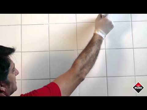how to whiten wall tile grout