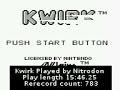 Kwirk GB in 15:46 by Nitrodon