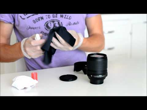 how to clean a camera lens