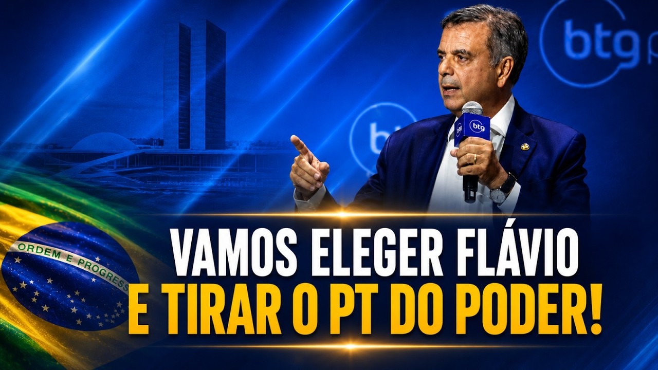 VAMOS ELEGER FLÁVIO E TIRAR O PT DO PODER! Rogério Marinho fala sobre plano de resgate do Brasil