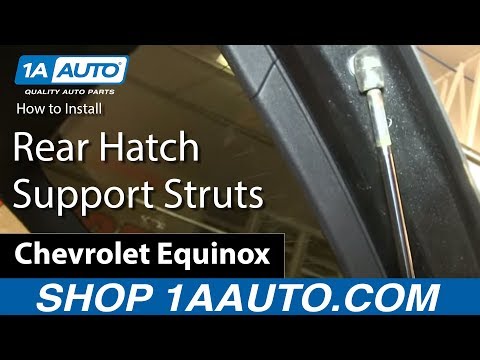How To Install Replace Rear Hatch Strut GMC Terrain Chevy Equinox