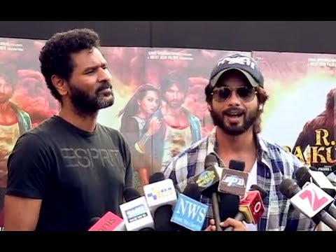 Shahid Kapoor & Prabhu Dheva Visit Chandan Cinema - R...Rajkumar