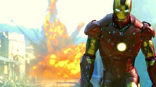 Iron Man vs Terrorists - Gulmira Fight Scene - Mov