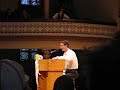 Chuck Palahniuk reading \