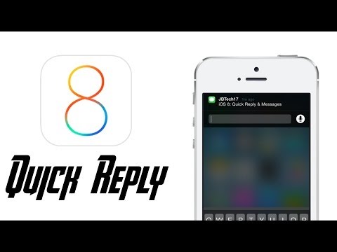 how to fix quick reply on ios 8