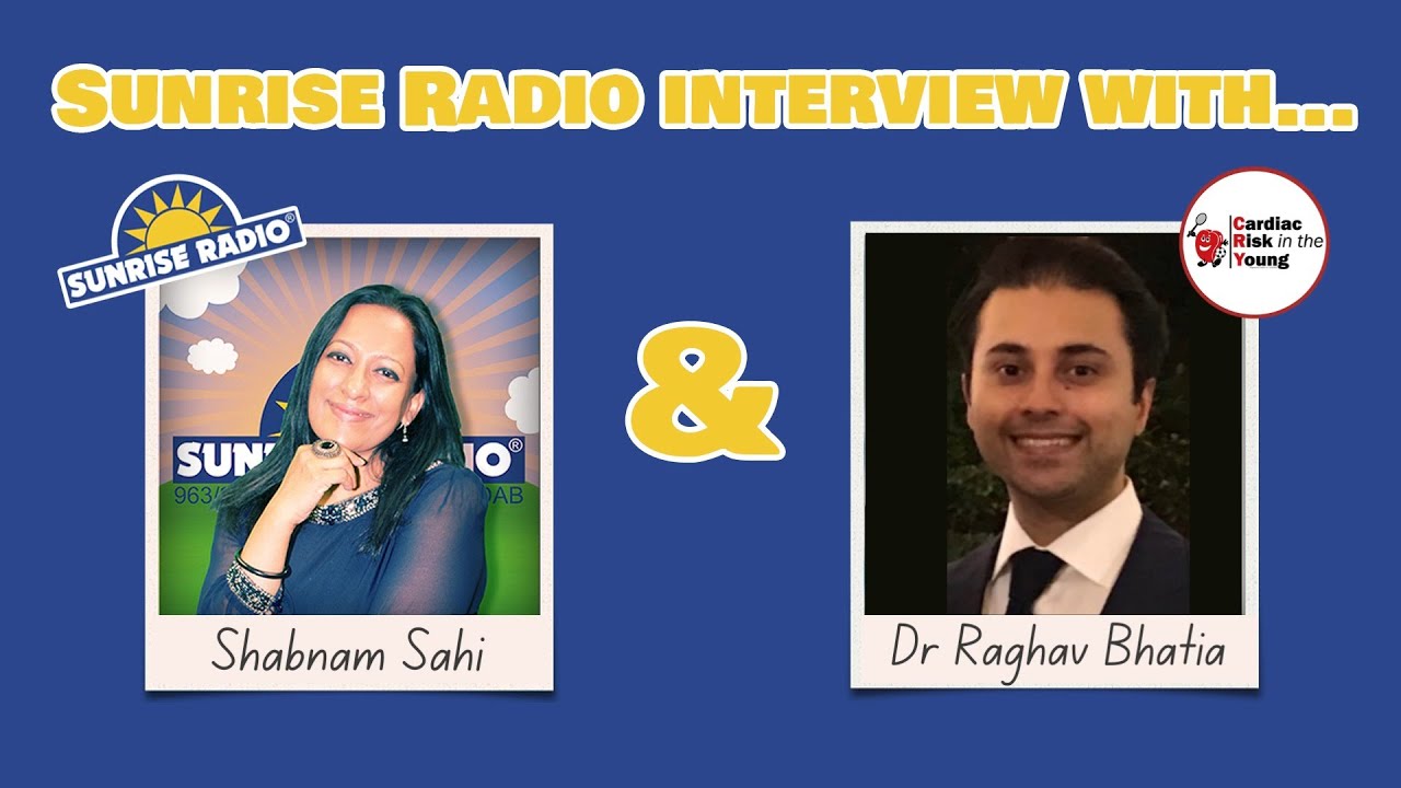 Sunrise Radio Interview with Dr Raghav Bhatia