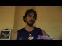 Pau Gasol Training Camp Interview Day 4