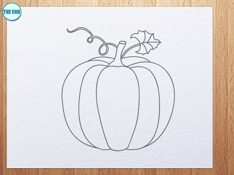 how to draw pumpkin
