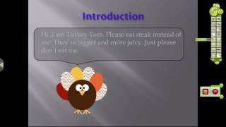 Conner's turkey power point (I helped)