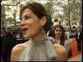 Plenty of models try their hand at acting, but few have experienced the success Michelle Monaghan has! In addition to starring in Mission Impossible III, she has also been seen in blockbusters like The Bourne Supremacy, North Country and Mr. and Mrs. Smith. 48:00 The Bourne Supremacy, made her a bankable star but it was her starring role in the dark comedy Kiss Kiss Bang Bang that brought her the most notoriety. Michelles role as super sexy Harmony Faith Lane earned her two Outstanding Supporting Actress Award nominations and it gave her the chance to strut her stuff alongside Robert Downey Jr and Val Kilmer. 48:23 Michelle admitted that she was in awe working with the two stars and learned a lot from their approach. A former fashion model, she has been lauded for her red carpet style and is often on Best Dressed Lists for her elegant and sophisticated take on fashion. 48:42 Despite only launching her film career in 2001, Michelle has already shared the screen with some of Hollywoods biggest stars. She starred alongside Richard Gere and Diane Lane in Unfaithful and she charmed Michael Douglas in It Runs in the Family. She stole her scenes with Phillip Seymour Hoffman and Tom Cruise when she was cast in the 2006 blockbuster Mission Impossible III as Toms wife. 49:07 SOT Michelle Monaghan 