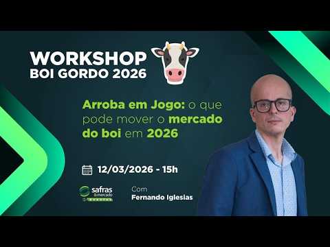 Arroba em Jogo: o que pode mover o mercado do boi em 2026